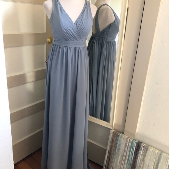 Azazie Beautiful soft blue formal dress - Picture 1 of 10